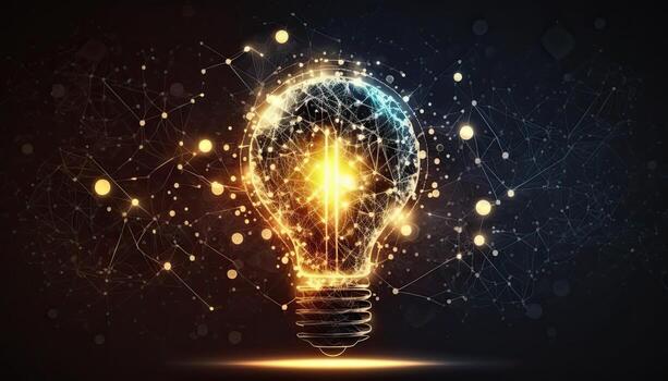 Concept of innovation enterprise, photo