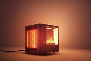 ilustración de un radiante calentador foto