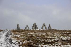 Icelands Arctic Henge Raufarhofn photo