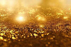 Abstract gold background. . photo