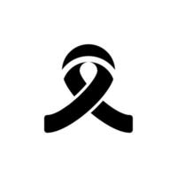 awareness ribbon icon vector for any purposes