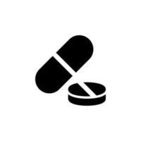 pill icon vector for any purposes