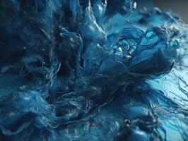 azul acuarela pintar en agua antecedentes creado con generativo ai tecnología foto