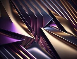 Modern technology abstract texture with diagonal metallic lines created with technology photo