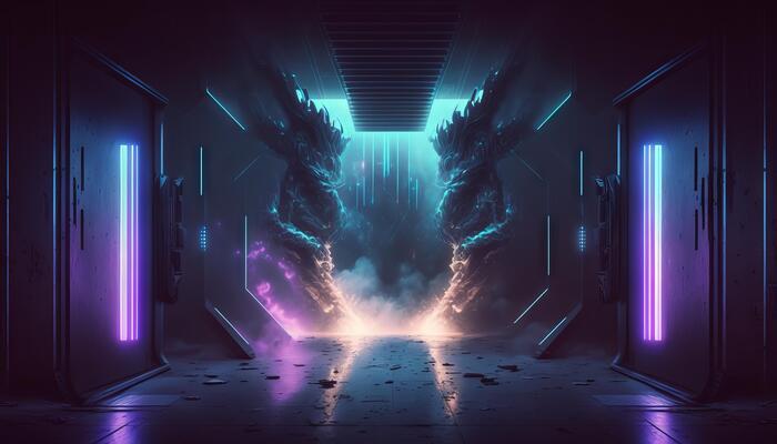 Neon Dragon Stock Photos, Images and Backgrounds for Free Download