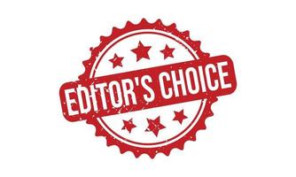 Editors Choice Rubber Stamp. Editors Choice Grunge Stamp Seal Vector Illustration