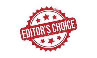 Editors Choice Rubber Stamp. Editors Choice Grunge Stamp Seal Vector Illustration
