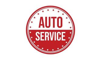 Auto Service Rubber Grunge Stamp Seal Stock Vector