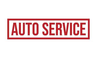 Auto Service Rubber Grunge Stamp Seal Stock Vector