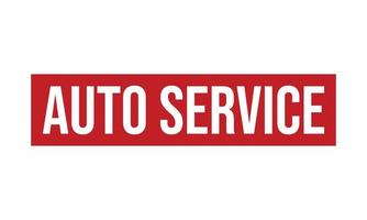 Auto Service Rubber Grunge Stamp Seal Stock Vector