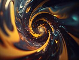 Colorful Swirling radial vortex background created with technology photo
