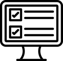 Vector Design Online Survey Icon Style