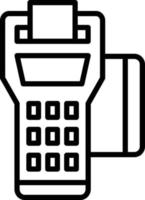 Vector Design Pos Terminal Icon Style