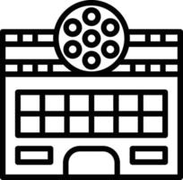 vector diseño cine icono estilo