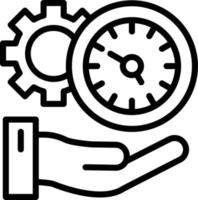 Time Management Vector Icon Style