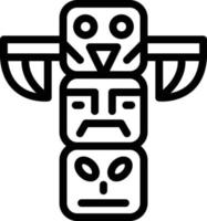 Totem Vector Icon Style