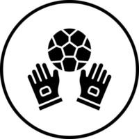 Goalie Vector Icon Style