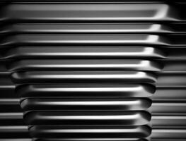 Modern technology abstract texture with diagonal metallic lines created with technology photo