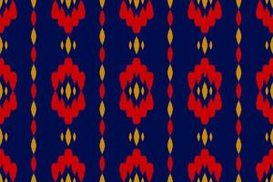 Abstract ethnic ikat art. Seamless pattern in tribal. Aztec geometric ornament print. vector