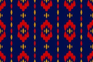 Abstract ethnic ikat art. Seamless pattern in tribal. Aztec geometric ornament print. vector