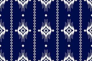 Abstract ethnic ikat art. Seamless pattern in tribal. Aztec geometric ornament print. vector