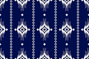 Abstract ethnic ikat art. Seamless pattern in tribal. Aztec geometric ornament print. vector