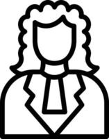 Vector Design Judge Icon Style