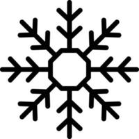 vector diseño copo de nieve icono estilo