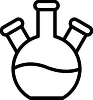 Three Neck Flask Vector Icon Style