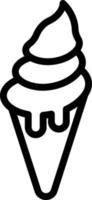 Icecream Cone Vector Icon Style