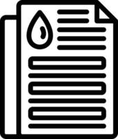 Oil Document Vector Icon Style
