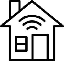 Smart House Vector Icon Style