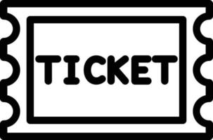 Ticket Vector Icon Style