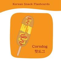 Food flashcard. Cute flashcard for children. Flashcard collection vector