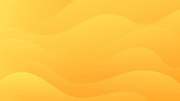 Abstract Gradient yellow Orange liquid Wave Background vector