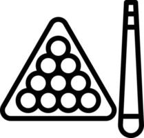 Vector Design Billiards Icon Style