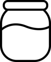 Honey Jar Vector Icon Style