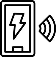 Wireless Charger Vector Icon Style