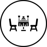 Vector Design Food Table Vector Icon Style