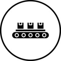 Conveyor Belt Vector Icon Style