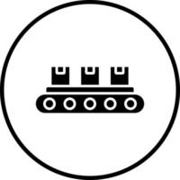 Conveyor Belt Vector Icon Style