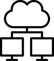 Vector Design Cloud computing Icon Style