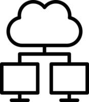 Vector Design Cloud computing Icon Style