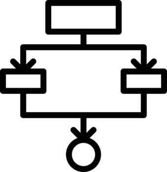 vector diseño flujo de trabajo icono estilo