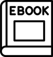 Ebook Vector Icon Style