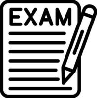 Exam Vector Icon Style