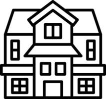 Vector Design Mansion Icon Style