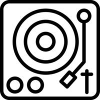 Vector Design Turntable Icon Style