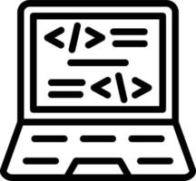 Vector Design Coding Icon Style