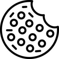 Cookie Vector Icon Style